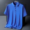 Áo Polo Nam Tay Ngắn Bigsize Thun Lụa Băng PL01 24 Màu Klein Blue