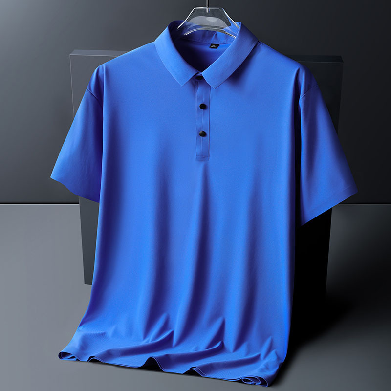 Áo Polo Nam Tay Ngắn Bigsize Thun Lụa Băng PL01 10 Màu Klein Blue