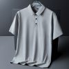 Áo Polo Nam Tay Ngắn Bigsize Thun Lụa Băng PL01 21 Màu Xám Vừa