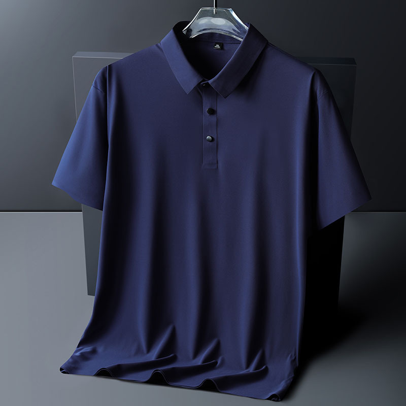 Áo Polo Nam Tay Ngắn Bigsize Thun Lụa Băng PL01 5 Màu Xanh Navy