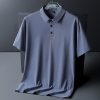 Áo Polo Nam Tay Ngắn Bigsize Thun Lụa Băng PL01 18 Màu Xanh Xám