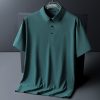 Áo Polo Nam Tay Ngắn Bigsize Thun Lụa Băng PL01 17 Xanh Dương Ocean Green