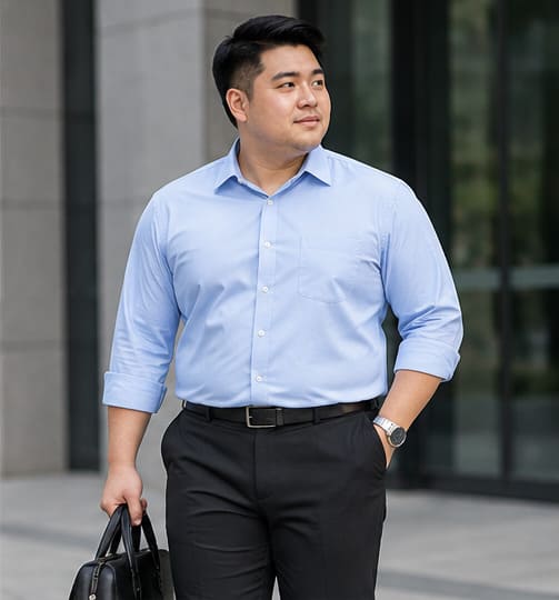 Áo Thun Nam Big Size Premium Cotton Basic 4 Ao So Mi Big Size Nam